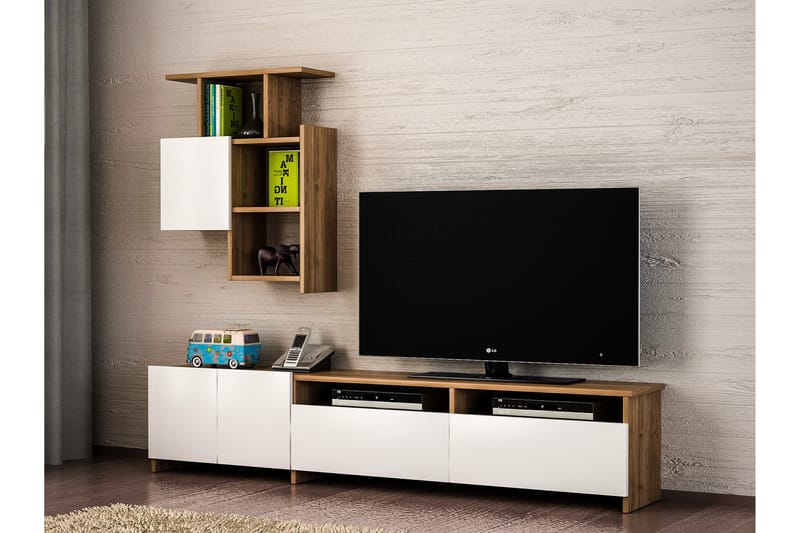 Winvar TV-benk med Vegghylle - Møbler - Mediamøbel & tv møbel - TV-møbelsett