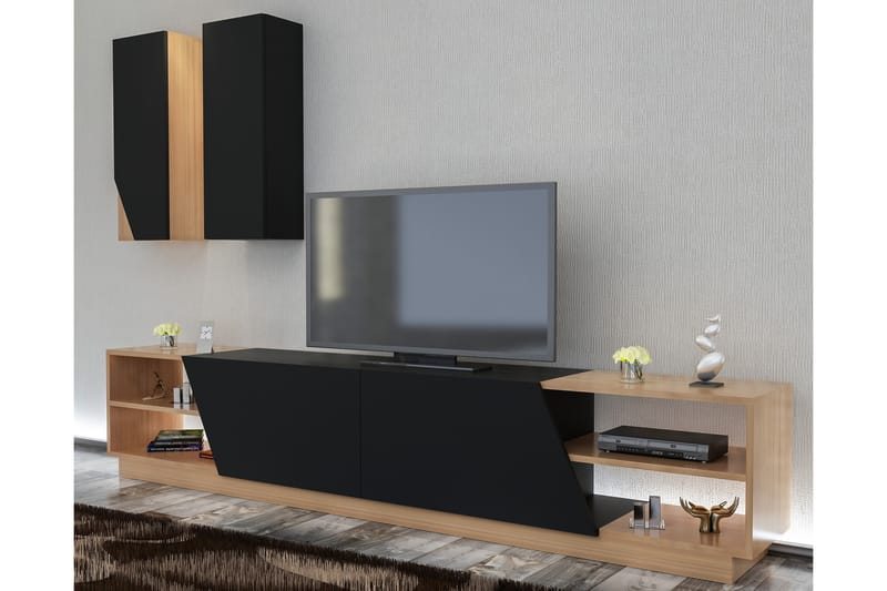 Zebrai TV-benk med Skjult Oppbevaring - Møbler - Mediamøbel & tv møbel - TV-møbelsett