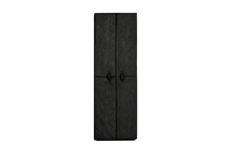 Skoskap svart 60x30x166 cm stoff - Møbler - Medie- & TV-møbler - TV-skap