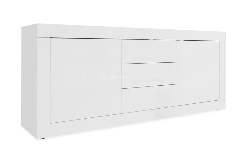 Basic Skjenk 210 cm - Hvit - Møbler - Oppbevaring - Sideboard & skjenk