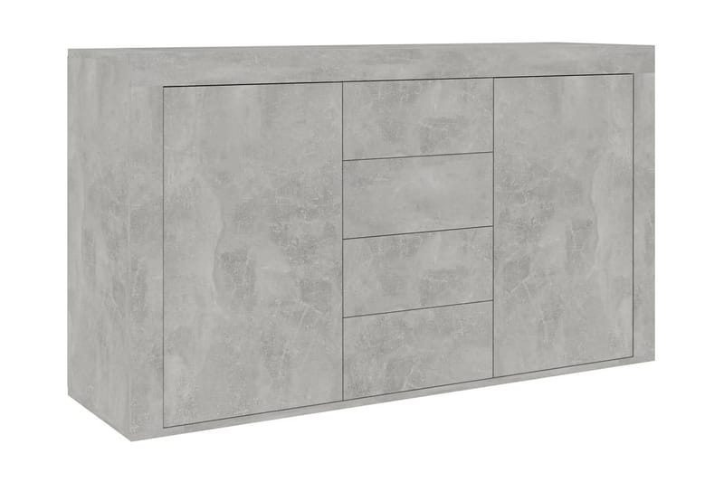 Skjenk betonggrå 120x36x69 cm sponplate - Møbler - Oppbevaring - Sideboard & skjenk