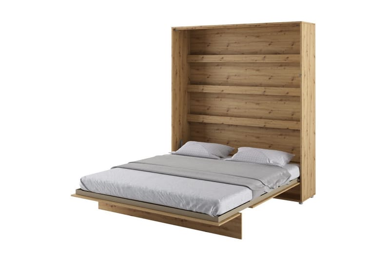 Skapseng 180x200 cm Eik - Bed Concept - Møbler - Senger - Sengetilbehør & sengegavl - Oppbevaring til senger