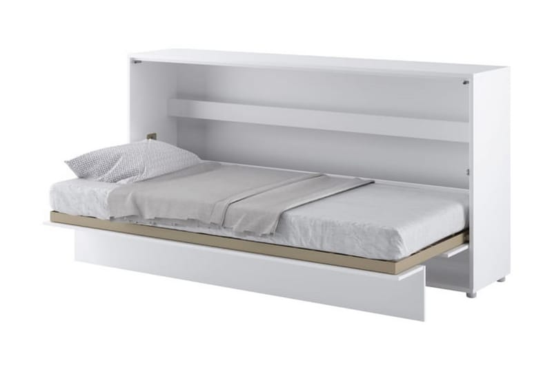 Skapseng 90x200 cm Horisontal Hvit - Bed Concept - Møbler - Senger - Gjesteseng & ekstraseng - Skapseng