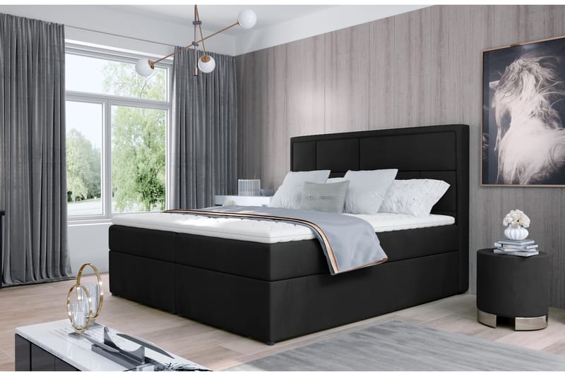 Emeron Sengepakke 140x200 cm - Svart - Møbler - Senger - Regulerbar seng