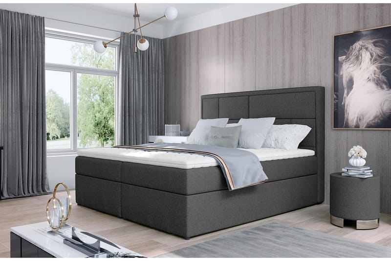 Emeron Sengepakke 180x200 cm - Grå - Møbler - Senger - Regulerbar seng