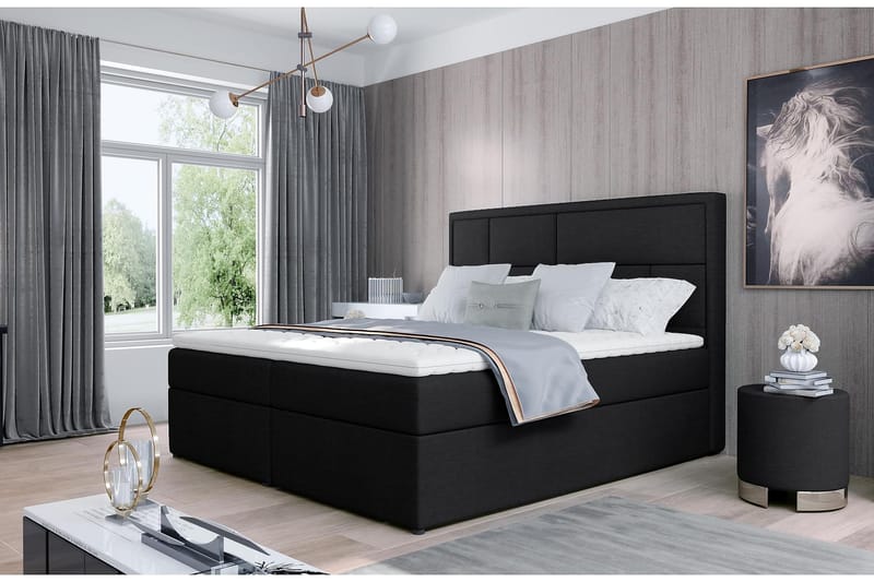 Emeron Sengepakke 180x200 cm - Svart - Møbler - Senger - Regulerbar seng
