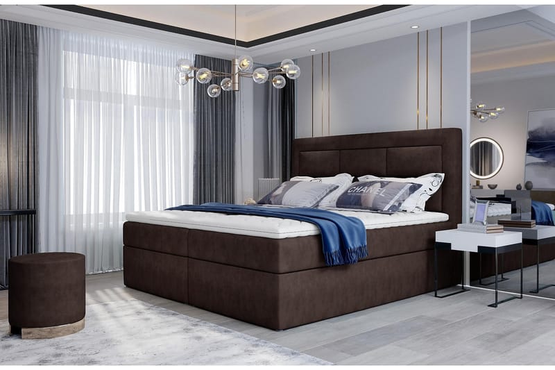 Vivera Sengepakke 160x200 cm - Brun - Møbler - Senger - Komplett sengepakke