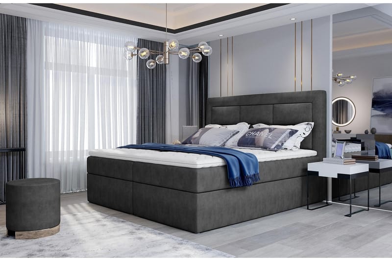 Vivera Sengepakke 180x200 cm - Grå - Møbler - Senger - Regulerbar seng