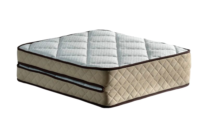 Folding Bed Hvit|Svart - Møbler - Senger - Madrasser - Overmadrass