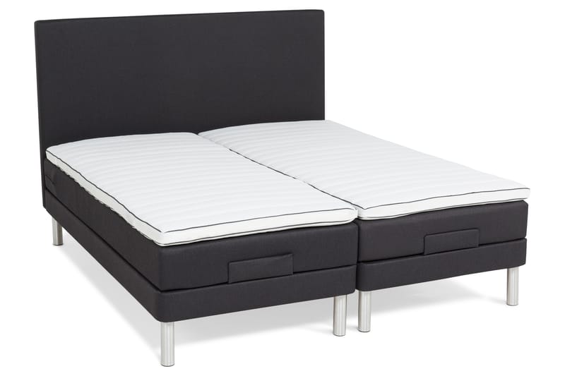 OPAL Regulerbar Seng 180x200 Mørkegrå - Kinnabädden - Møbler - Senger - Regulerbar seng