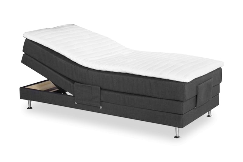 Sheraton Justerbar Seng 90x200 Medium - Mørkgrå - Møbler - Senger - Regulerbar seng