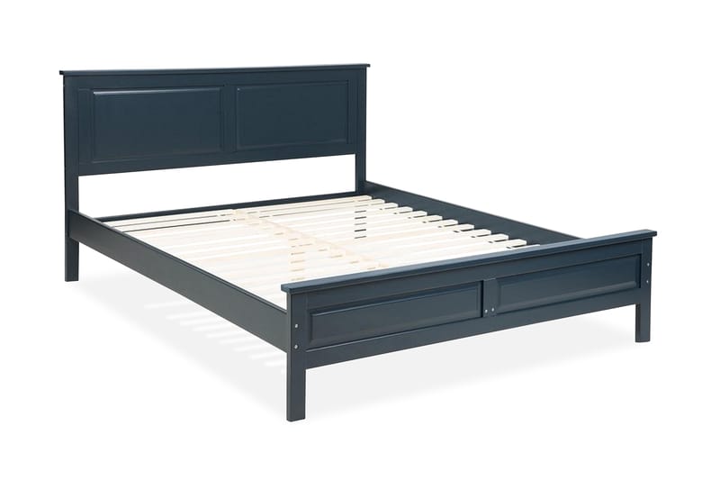 Olivet Dobbeltseng 160 | 200 cm - Blå - Møbler - Senger - Sengeramme & sengestamme