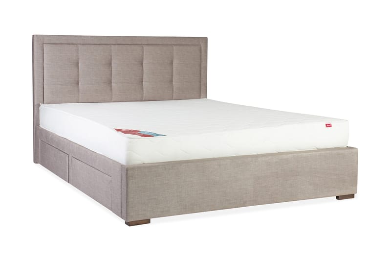 Seng DUKE med 4 skuffer 160x200cm uten madrass - Møbler - Senger - Komplett sengepakke