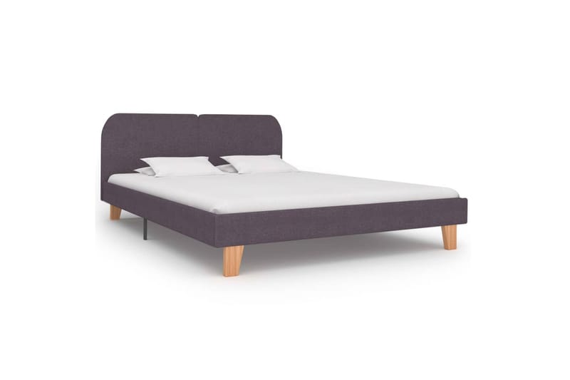 Sengeramme gråbrun stoff 150x200 cm - Møbler - Senger - Sengeramme & sengestamme