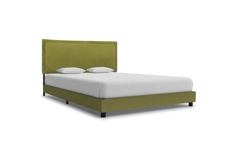 Sengeramme grønn stoff 120x190 cm - Møbler - Senger - Sengeramme & sengestamme