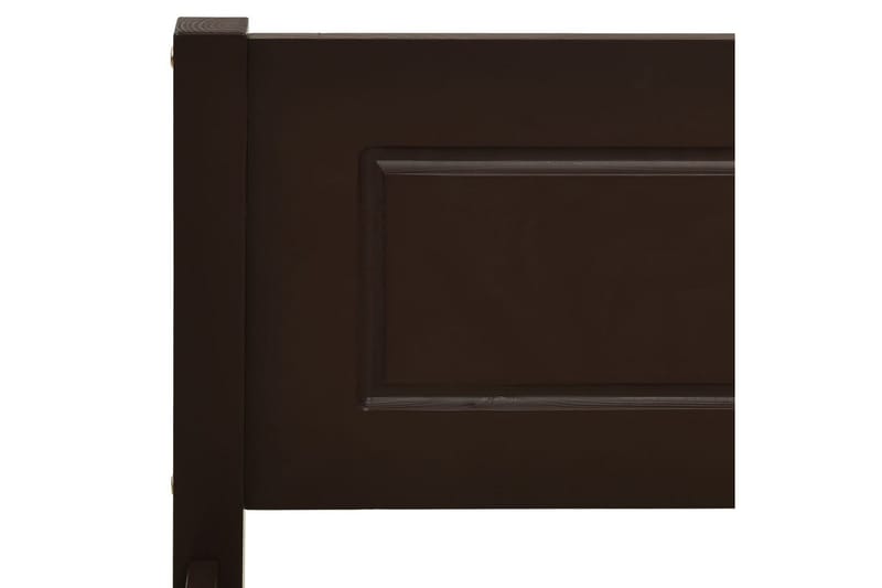 Sengeramme heltre furu mörkebrun 140x200 cm - Møbler - Senger - Sengeramme & sengestamme