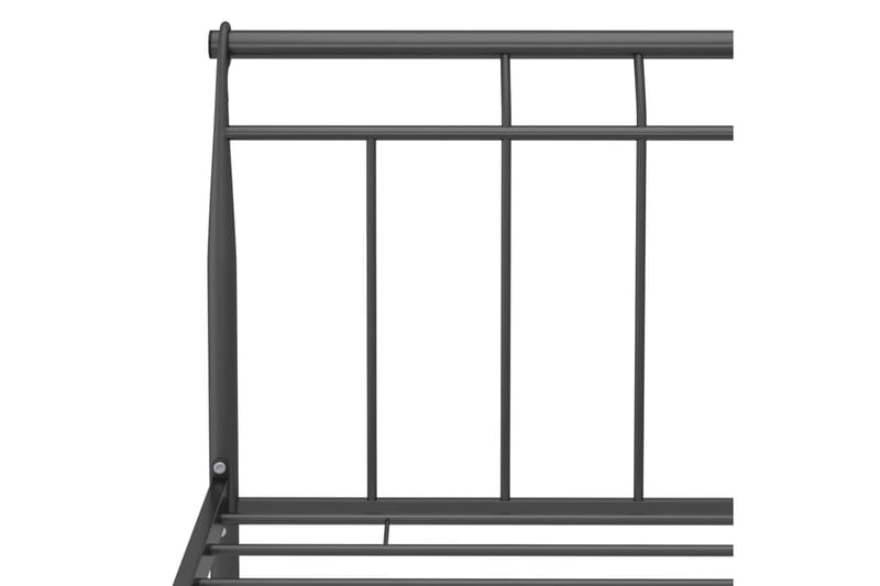 Sengeramme svart metall 120x200 cm - Svart - Møbler - Senger - Sengeramme & sengestamme