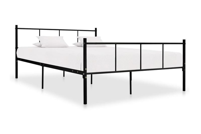 Sengeramme svart metall 160x200 cm - Møbler - Senger - Sengeramme & sengestamme