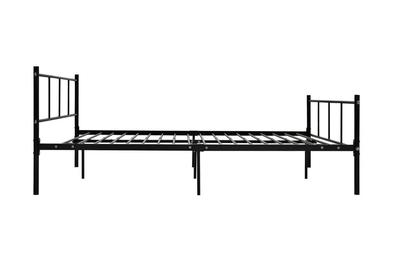 Sengeramme svart metall 160x200 cm - Møbler - Senger - Sengeramme & sengestamme