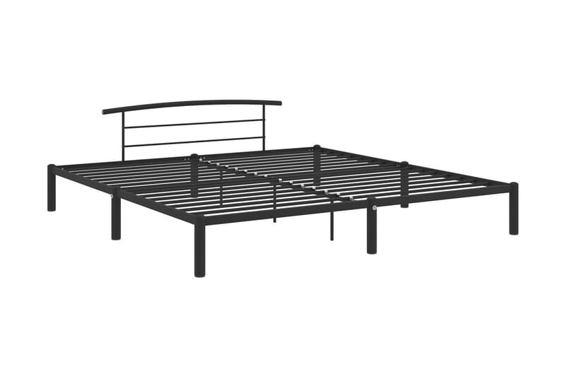 Sengeramme svart metall 180x200 cm - Møbler - Senger - Sengeramme & sengestamme