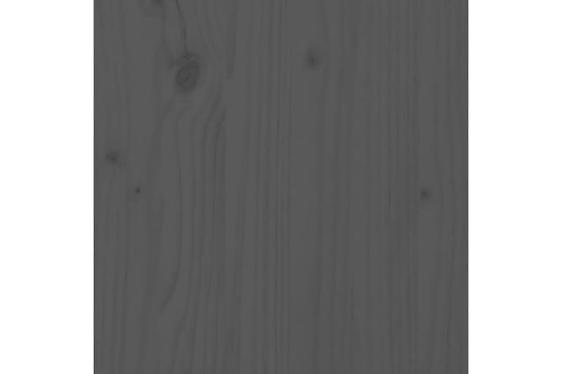 Sengegavl grå 106x4x104 cm heltre furu - Grå - Møbler - Senger - Sengetilbehør & sengegavl - Sengegavl