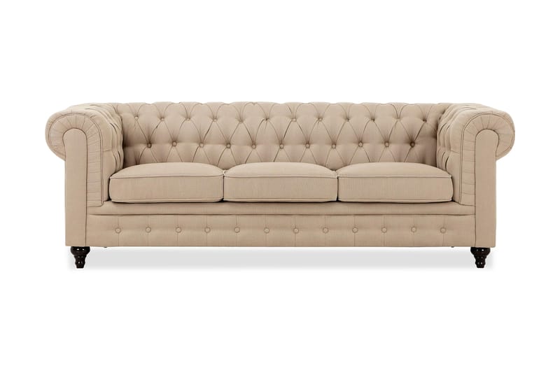 Chesterfield Lyx 3-seters Sofa