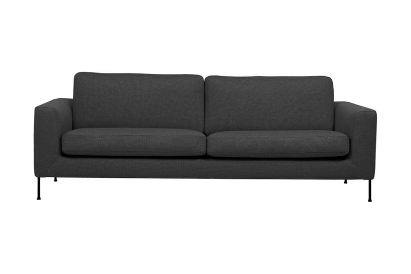 Cucito 3-seter Sofa - Mørkegrå - Møbler - Sofaer - Skinnsofaer