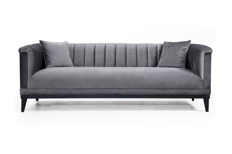 Mezonzo 3-seter Sofa - Grå - Møbler - Sofaer - 3 seters sofa