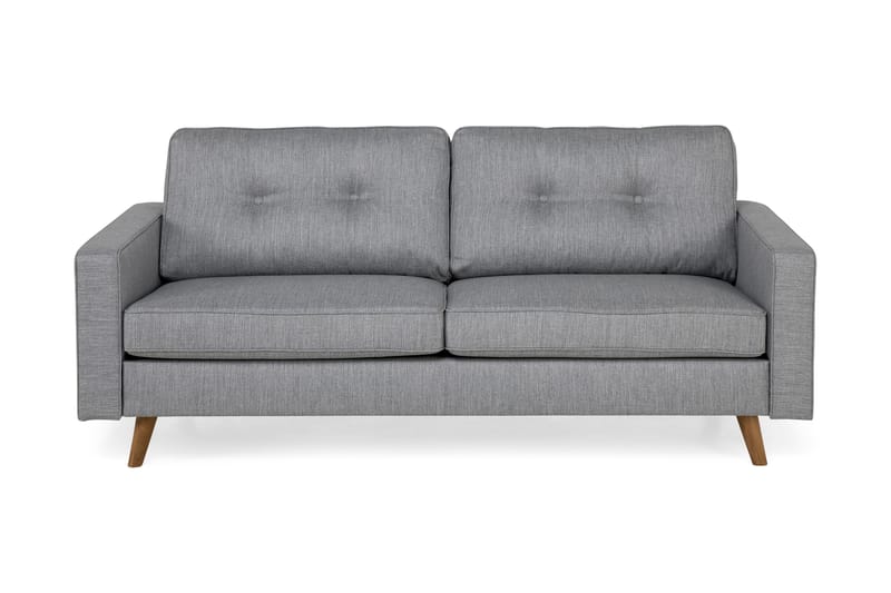 Monroe 3-seters Sofa - Lysegrå - Møbler - Sofaer - 3 seters sofa