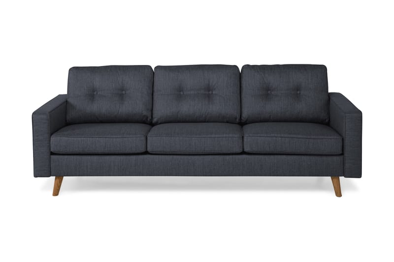 Monroe 3-seters Sofa - Mørkeblå - Møbler - Sofaer - Skinnsofaer