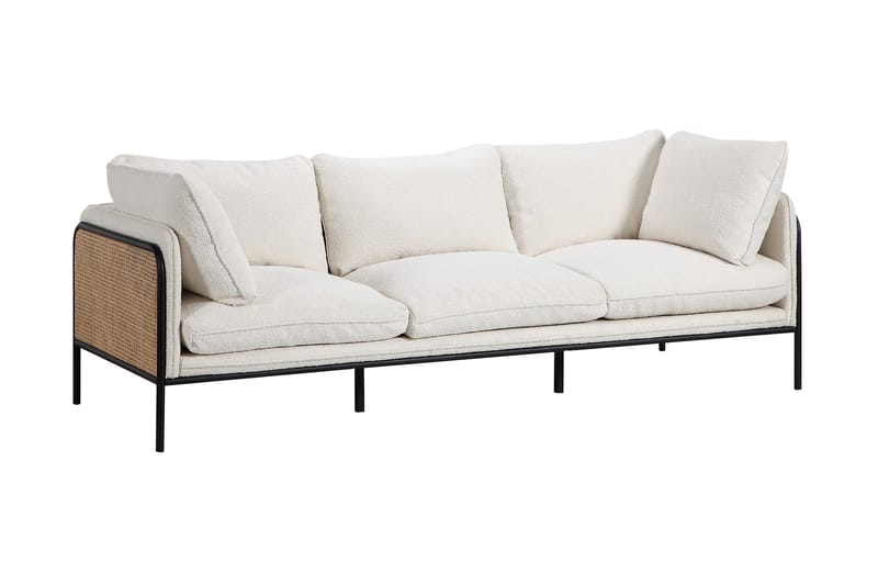 Rotherham 3-seter sofa - Hvit - Møbler - Sofaer - 3 seters sofa