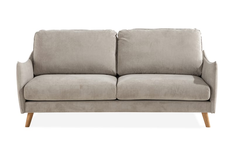 Trend Lyx 3-seter Sofa - Beige/Eik - Møbler - Sofaer - Howard sofa