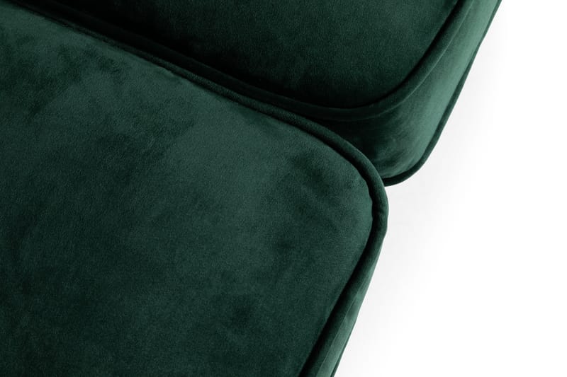 Chesterfield Lyx Fløyelssofa 2-seter - Mørkegrønn - Møbler - Sofaer - Fløyel sofaer
