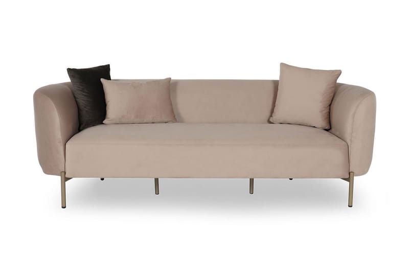 Macaroon 3-seters Sofa - Møbler - Sofaer - Fløyel sofaer