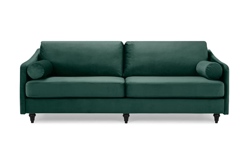 Mirage Fløyelssofa 3-seter - Grønn - Møbler - Sofaer - 3 seters sofa