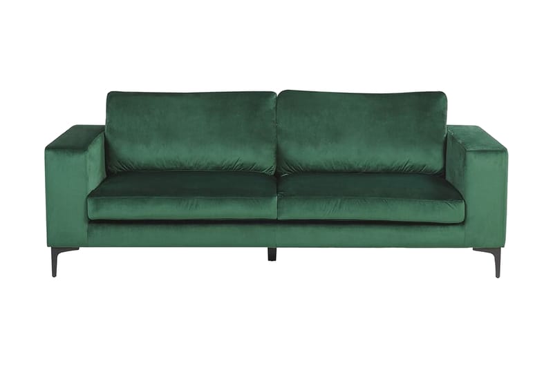 Nikkala Fløyelssofa - Grønn - Møbler - Sofaer - 3 seters sofa