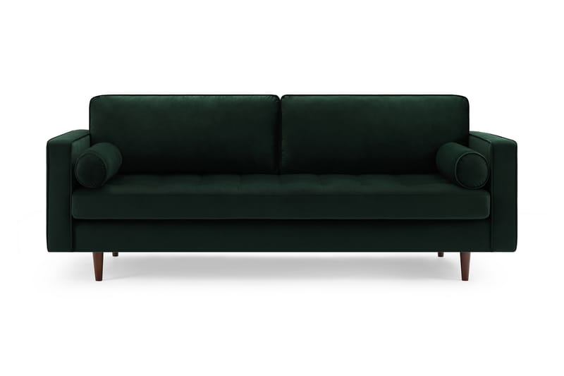Olenne 3-seter Sofa - Grønn - Møbler - Sofaer - Fløyel sofaer