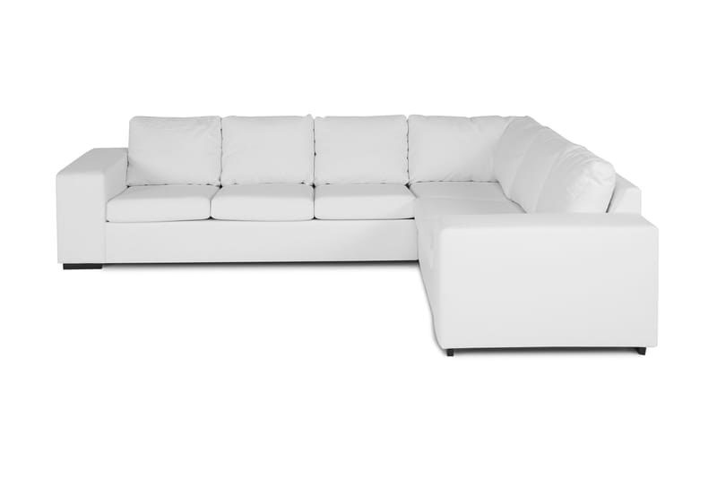 Memphis Hjørnesofa Vendbar Kunstlær - Hvit - Møbler - Sofaer - 3 seters sofa