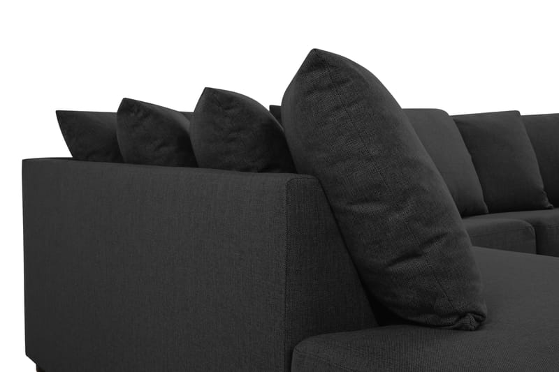 Crazy U-sofa Small Divan Høyre inkl. Konvoluttputer - Antrasitt - Møbler - Sofaer - Sofaer med sjeselong & U-sofaer