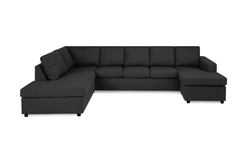 Crazy U-sofa XL Divan Høyre - Antrasitt - Møbler - Sofaer - Hjørnesofaer