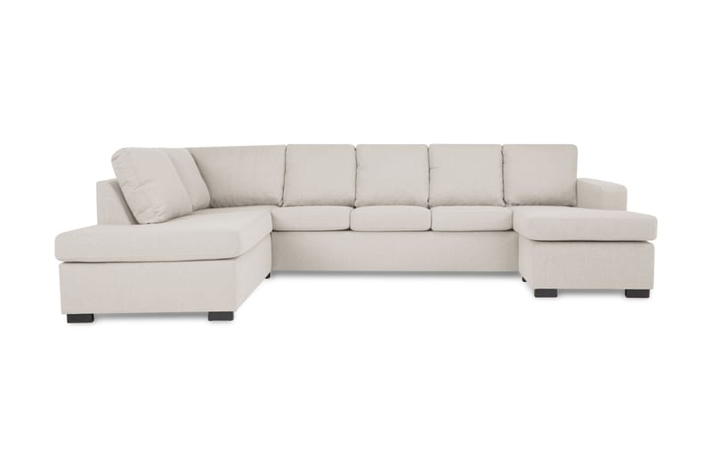 Crazy U-sofa XL Divan Høyre - Beige - Møbler - Sofaer - Sofaer med sjeselong & U-sofaer