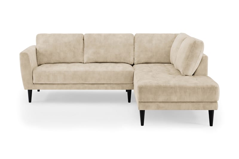 Isidra 2,5-seter Sofa med Sjeselong - Beige - Møbler - Sofaer - Modulsofaer - Komplett modulsofa