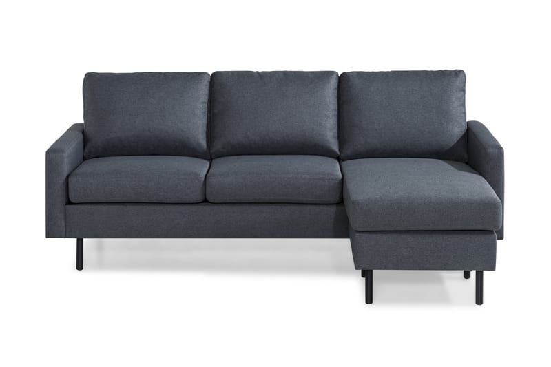 Peppe 3-seters Sofa med Divan Vendbar - Mørkegrå - Møbler - Stoler & lenestoler - Lenestoler