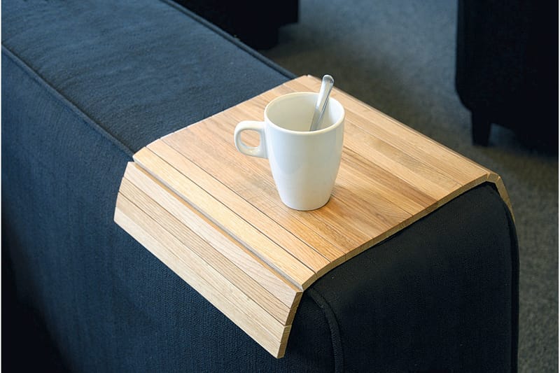 Row Brettbord til Armlene - Eik - Møbler - Sofaer - Sofatilbehør