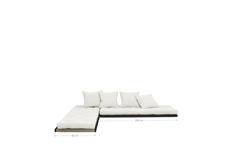 Chico Sovesofa Natur - Karup Design - Møbler - Sofaer - Sovesofaer - Futon - Futon sofa