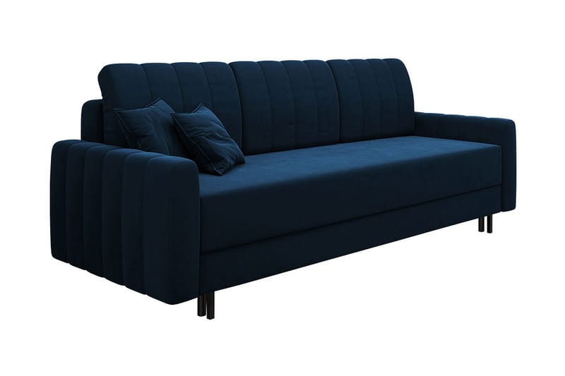 Sovesofa - Blå - Møbler - Sofaer - Fløyel sofaer