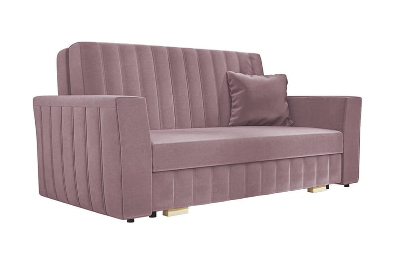 Upperud Sofa - Rosa - Møbler - Sofaer - Fløyelssofaer