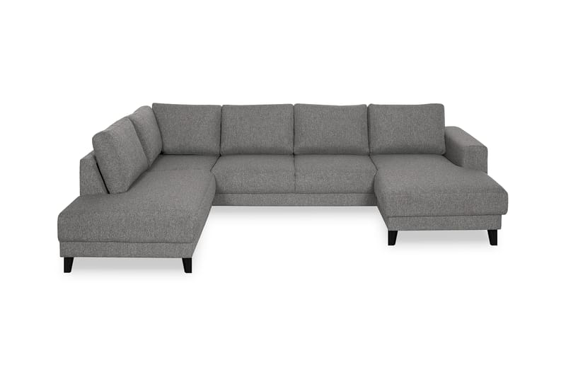 Austin U-sofa med Divan Høyre - Lysegrå - Møbler - Sofaer - Sofaer med sjeselong