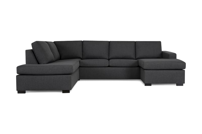 Crazy U-sofa Large Divan Høyre - Mørkegrå - Møbler - Sofaer - Sofaer med sjeselong