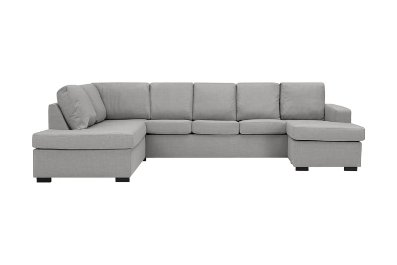 Crazy U-sofa XL Divan Høyre - Lysegrå - Hagemøbler - Puter - Solstolpute - Dekkstolputer
